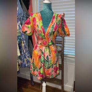 Farm Rio vibes, 100% cotton romper